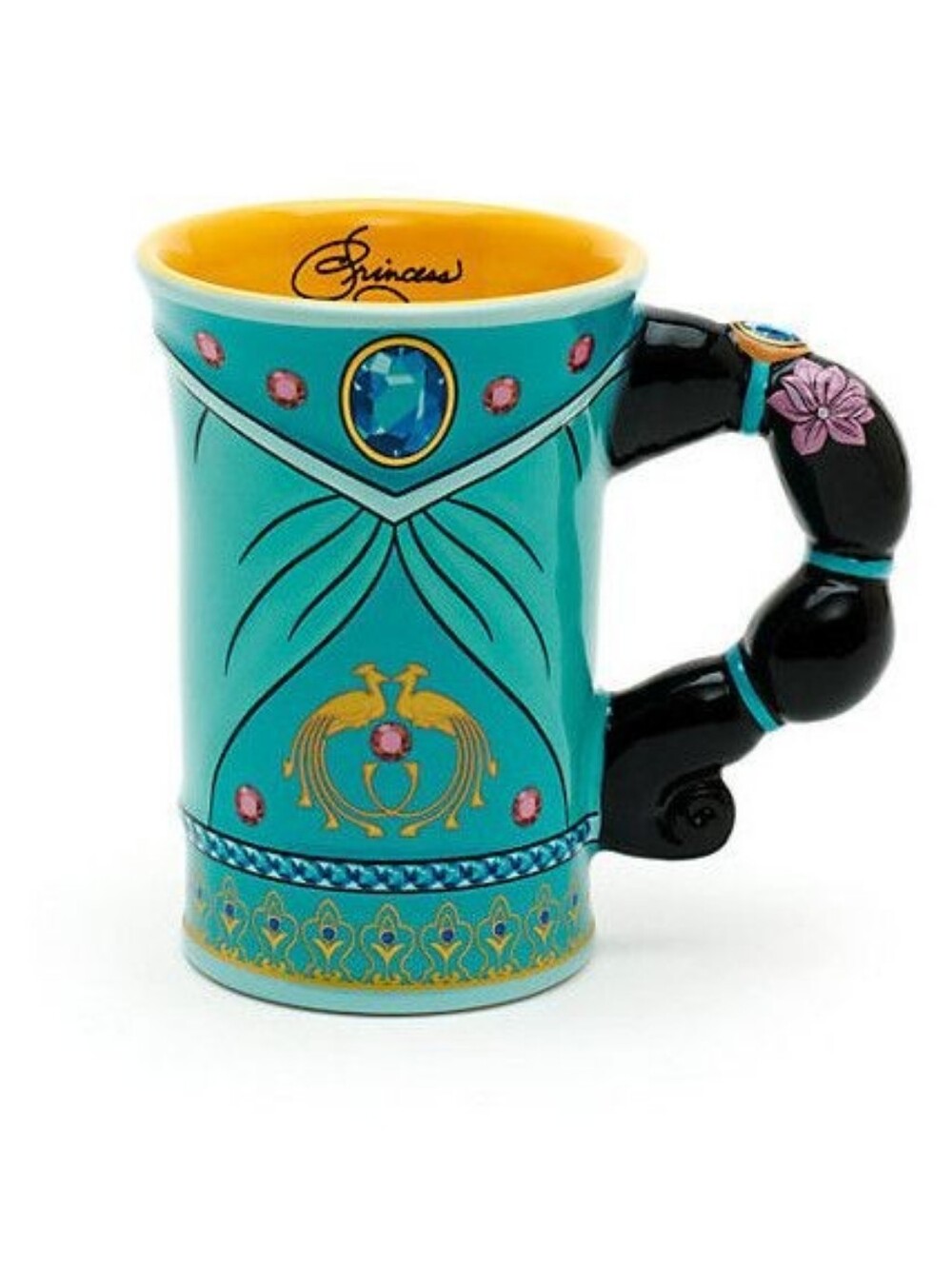 Disneyland Blue Aladdin Princess Jasmine Dress Coffee Mug
